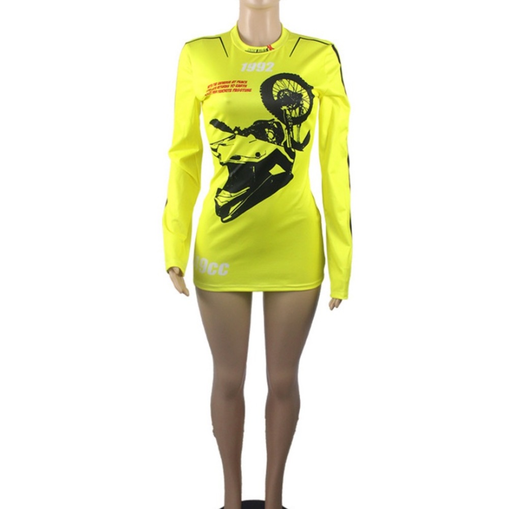 Motorsport Dress with flared sleeves🔥🔥